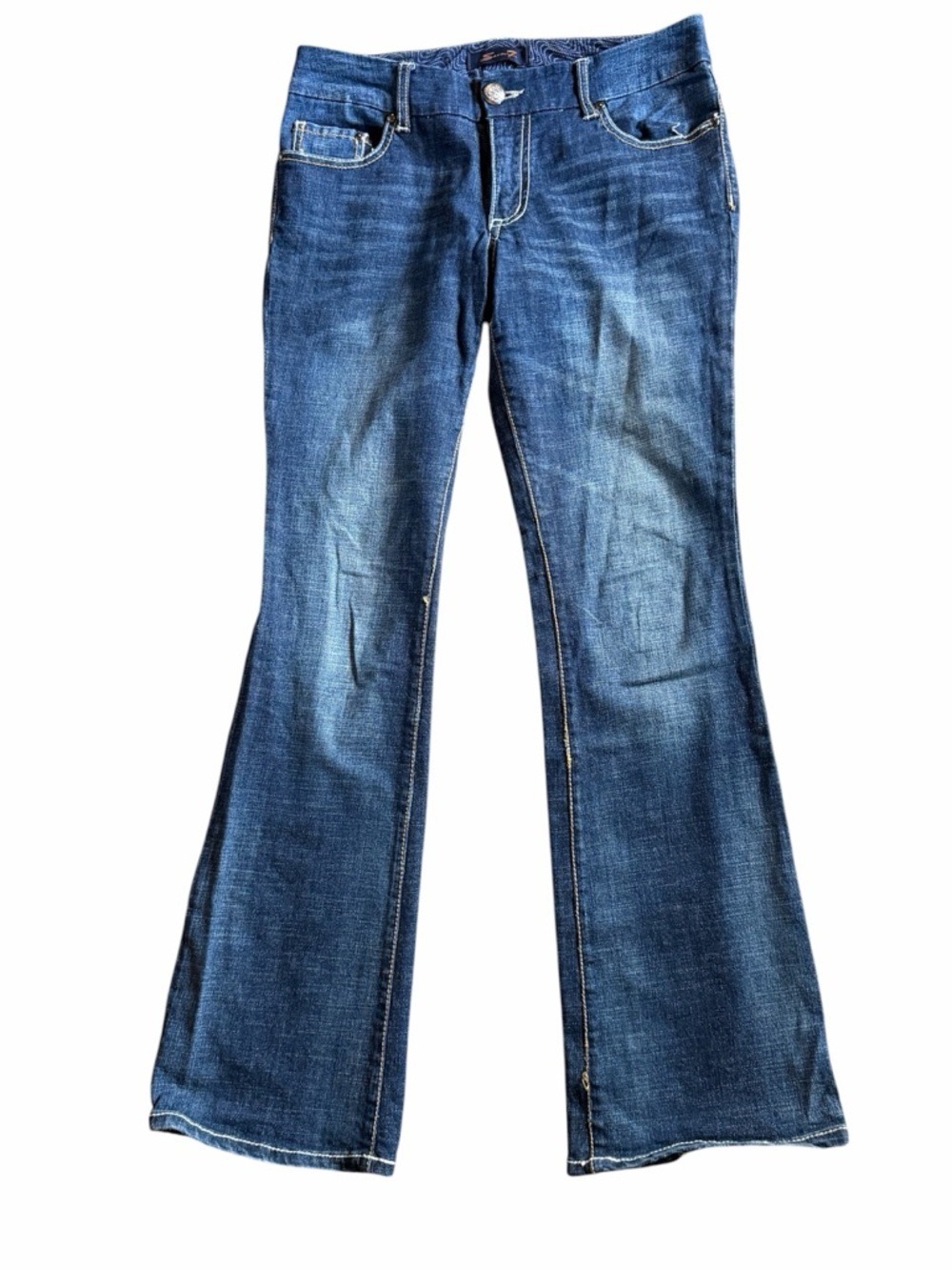 Seven7 Dark Blue Flare Jeans